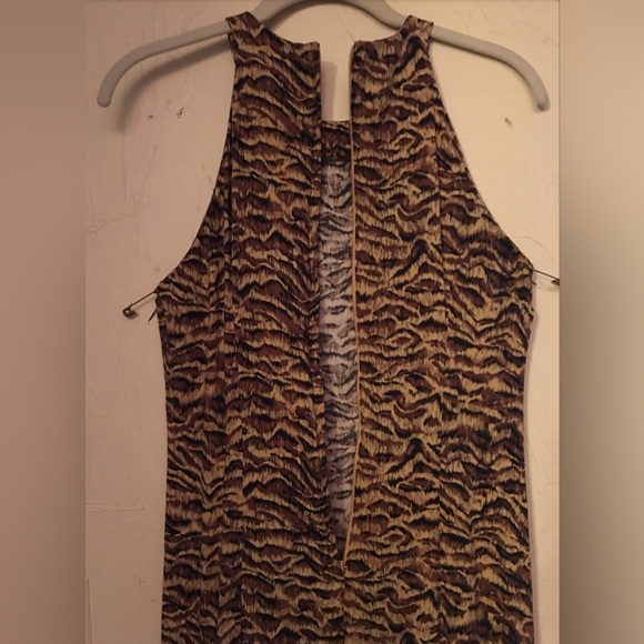 Rayon Tiger Stripe Maxi Dress - Picture 5 of 10